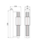 Настенный светильник Maytoni Verticale MOD308WL-L9BL3K — купить в Bronko‑Decor