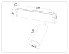 Трековый магнитный светильник Ambrella Light Magnetic 220V GL1211 — купить в Bronko‑Decor