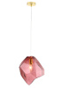 Подвесной светильник Crystal Lux NUESTRO SP1 GOLD/PINK — купить в Bronko‑Decor