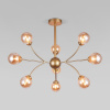 Люстра на штанге Eurosvet Astro 30179 матовое золото — купить в Bronko‑Decor