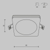 Встраиваемый светильник Maytoni Phanton DL303-L12W4K — купить в Bronko‑Decor