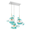 Подвесная люстра Loft IT Bolle 2027-S3 Blue — купить в Bronko‑Decor