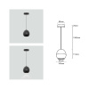 Подвесной светильник Fiberli Ayleen 12110401 — купить в Bronko‑Decor