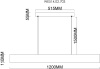 Подвесной светильник Wertmark Edda WE514.02.703 — купить в Bronko‑Decor