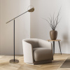 Торшер Eurosvet Grazia 01143/1 черный/золото a062045 — купить в Bronko‑Decor