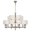 Подвесная люстра iLamp Alesti P2424-10+5 Nickel — купить в Bronko‑Decor