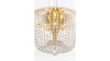 Подвесная люстра Lumina Deco Disposa LDP 7018-500 PR+F.GD — купить в Bronko‑Decor