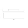 Настенный светильник Lucia Tucci Aero W206 Bianco LED — купить в Bronko‑Decor