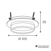 Встраиваемый светильник Wolta Luce WDL-GX53/06BL-R — купить в Bronko‑Decor