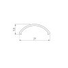 Экран Arlight ROUND-D36-360-2500 BLACK OPAL 050764 — купить в Bronko‑Decor