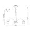 Подвесная люстра Lucia Tucci Natura 158.8 — купить в Bronko‑Decor