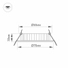 Мебельный светильник Arlight LTM-R70WH-Frost 4.5W Day White 110deg — купить в Bronko‑Decor