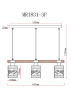 Подвесной светильник MyFar Olivia MR1831-3P — купить в Bronko‑Decor