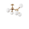 Люстра на штанге Ideal lux NODI PL5 OTTONE 241050 — купить в Bronko‑Decor