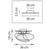 Потолочная люстра Lightstar Zeta 728133 — купить в Bronko‑Decor