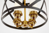 Потолочная люстра Lumina Deco Astila LDP 1242-4 BK+MD — купить в Bronko‑Decor