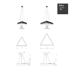 Подвесной светильник Эра Geometria SPO-151-B-40K-030 Б0050575 — купить в Bronko‑Decor