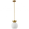Подвесной светильник iLamp Mono P6079-1 GD+WH — купить в Bronko‑Decor