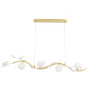 Подвесной светильник Crystal Lux COLIBRI SP4 GOLD — купить в Bronko‑Decor