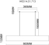 Подвесной светильник Wertmark Edda WE514.01.713 — купить в Bronko‑Decor