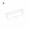 Трековый магнитный светильник Arlight MAG-FLAT-25-L200-6W Day4000 (BK, 100 deg, 24V, DALI) 046331 — купить в Bronko‑Decor