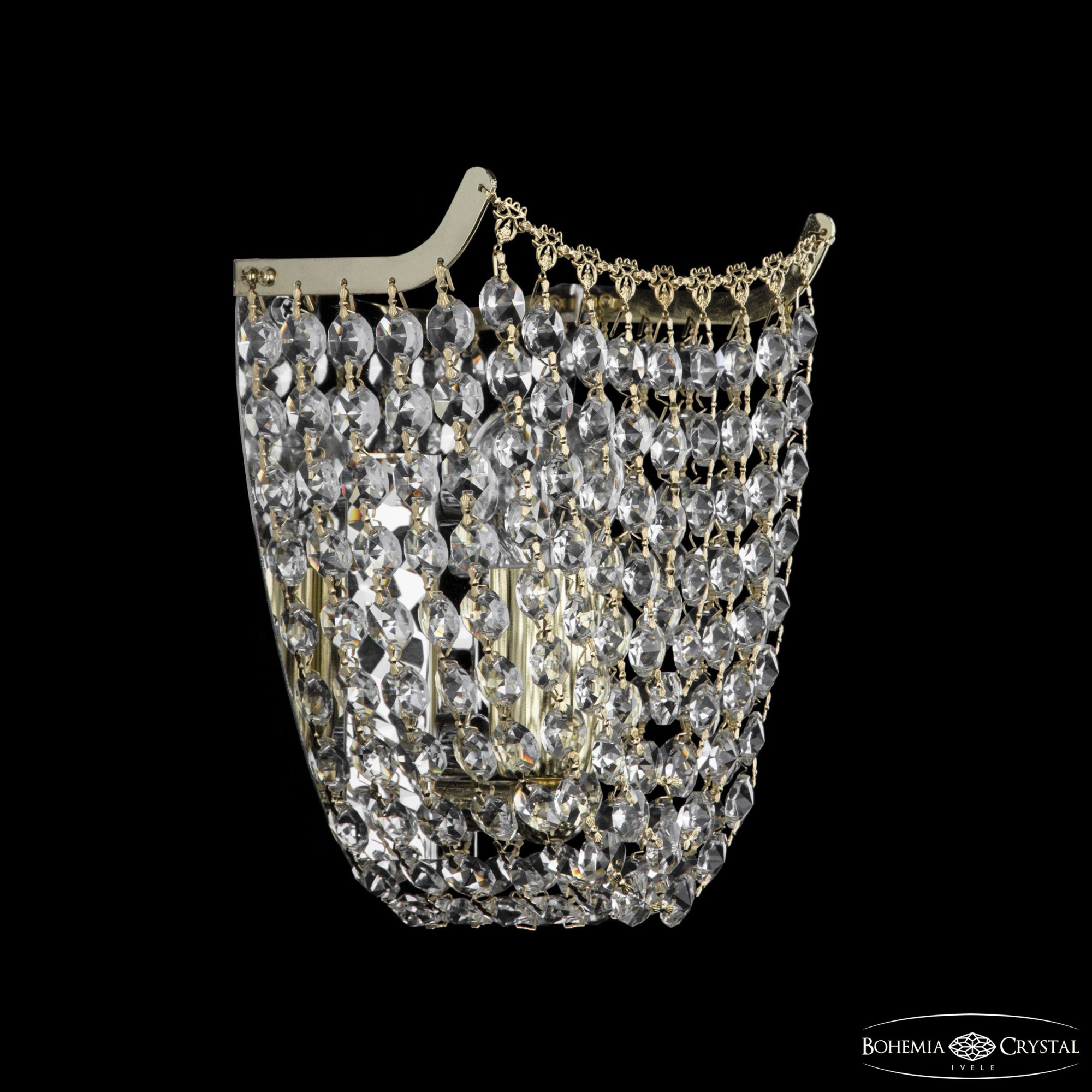 Настенный светильник Bohemia Ivele Crystal 77071B/16 G — купить в Bronko‑Decor