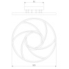 Потолочный светильник Eurosvet Indio 90207/1 серебро — купить в Bronko‑Decor
