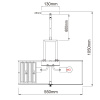 Подвесной светильник MW-Light Монарх 1 121010305 — купить в Bronko‑Decor