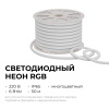 Гибкий неон Apeyron 220В, 6Вт/м, RGB, smd 5050, 80д/м, 10*18мм, 50м, IP65 17-49 — купить в Bronko‑Decor