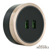 Трековая розетка Arte Milano Am-track-sockets 380066TS LED/USBx2 Gold — купить в Bronko‑Decor