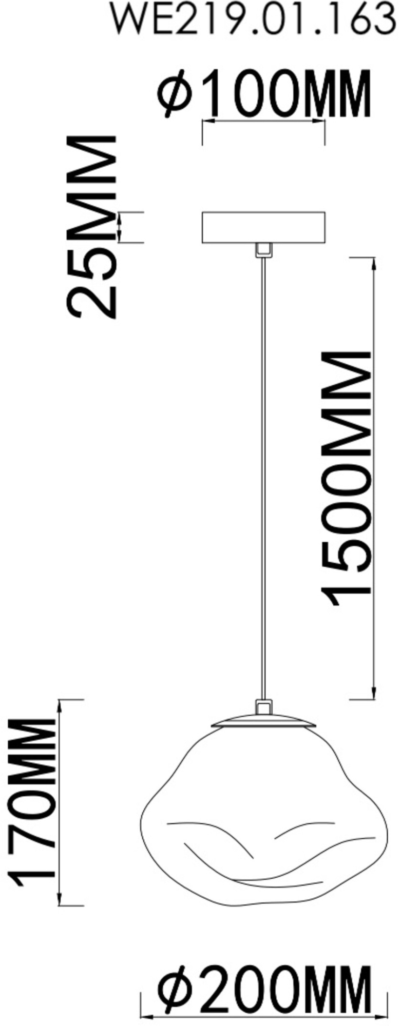 Подвесной светильник Wertmark Isola WE219.01.163 — купить в Bronko‑Decor