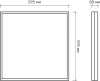 Светодиодная панель Gauss Mir G1-A0-00070-01G02-5403040 — купить в Bronko‑Decor