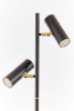 Торшер Lumina Deco Mira LDF 7731-2 BK+MD — купить в Bronko‑Decor