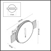 Подсветка для лестниц и ступеней Odeon Light Gips 7081/3WL — купить в Bronko‑Decor