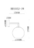 Бра MyFar Stiven MR1032-1W — купить в Bronko‑Decor