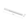 Трековый магнитный светильник Nowodvorski Focus Led 11305 — купить в Bronko‑Decor