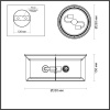 Уличный потолочный светильник Odeon Light Mavret 4961/2C — купить в Bronko‑Decor