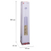 Подвесной светильник Reluce 16009-0.9-001LD 300mm GU10 WT — купить в Bronko‑Decor