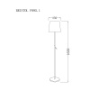 Торшер Lucia Tucci Bristol F895.1 — купить в Bronko‑Decor