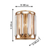 Настенный светильник Favourite Royalty 2021-1W — купить в Bronko‑Decor