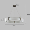 Подвесной светильник Delight Parallel Ring 8028P/D800 black/white — купить в Bronko‑Decor