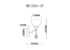 Бра MyFar Mistic MR1580-1W — купить в Bronko‑Decor