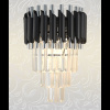 Настенный светильник Natali Kovaltseva DARIAN 76017/2W CHROME BLACK — купить в Bronko‑Decor