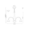 Подвесная люстра Lucia Tucci Natura 065.8 LED — купить в Bronko‑Decor