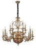 Подвесная люстра Lucia Tucci Firenze 1780.15.3 Antique Gold — купить в Bronko‑Decor