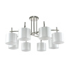 Потолочная люстра Crystal Lux Sergio PL8 Nickel — купить в Bronko‑Decor