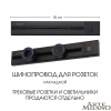 Накладной шинопровод с выключателем Arte Milano Am-track-sockets 385205TOB/50 Black — купить в Bronko‑Decor