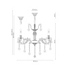 Подвесная люстра Lucia Tucci Barletta 122.8 Antique — купить в Bronko‑Decor