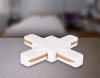 Коннектор Х-образный однофазный Ambrella Light Track System GL7082 — купить в Bronko‑Decor