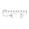 Садовая гирлянда на солнечной батарее Uniel USL-S-126/PT1800 FROST BULBS UL-00012697 — купить в Bronko‑Decor